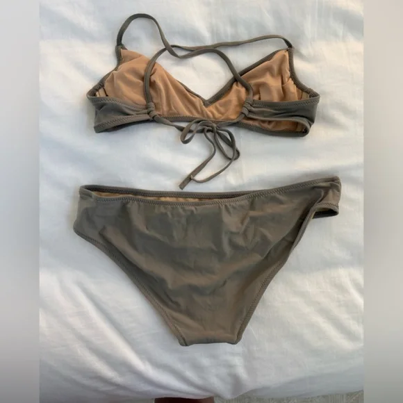 J Crew Bikini Set Small Beige - Picture 2 of 3